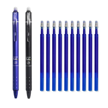 Стираемая гелевая ручка большой емкости 0,5 мм, сменные стержни для заправки ручек, моющаяся ручка, школьные канцелярские принадлежности, Канцелярские принадлежности