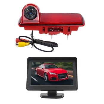 Стоп-сигнал резервной камеры заднего вида на 170 градусов и 4,3-дюймовый монитор для Trafic Opel/Vaxhall Vivara Custom 2014