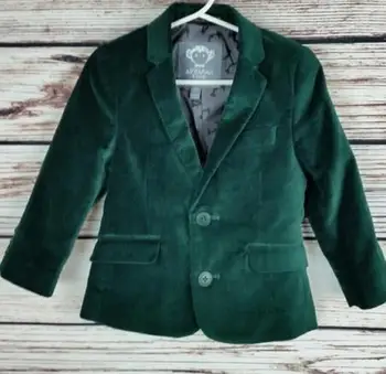 Только темно-зеленая бархатная куртка Мужские костюмы высококачественная мужская повседневная одежда terno masculino slim fit