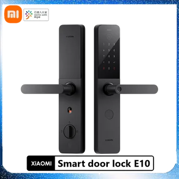 Умный дверной замок Xiaomi E10 Bluetooth 5.3 Пароль Разблокировка по отпечатку пальца NFC Интеллектуальный дверной звонок Работа с приложением Mi Home
